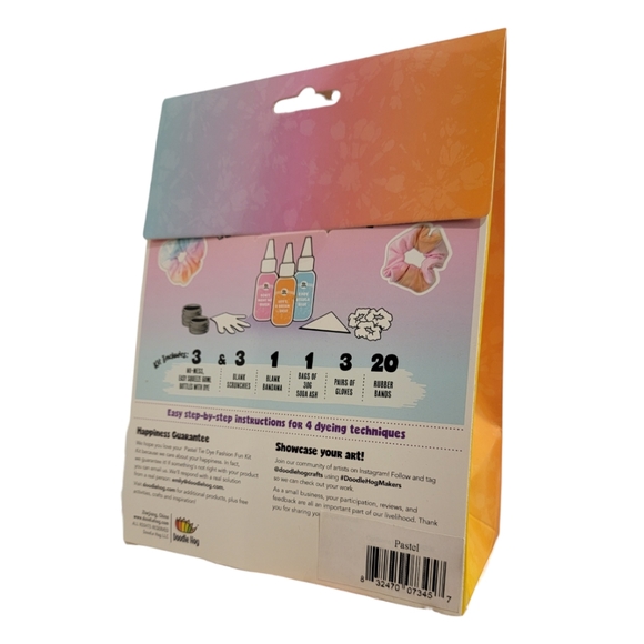 New! Pastel Tie Dye Fashion Fun Kit - Picture 5 of 5